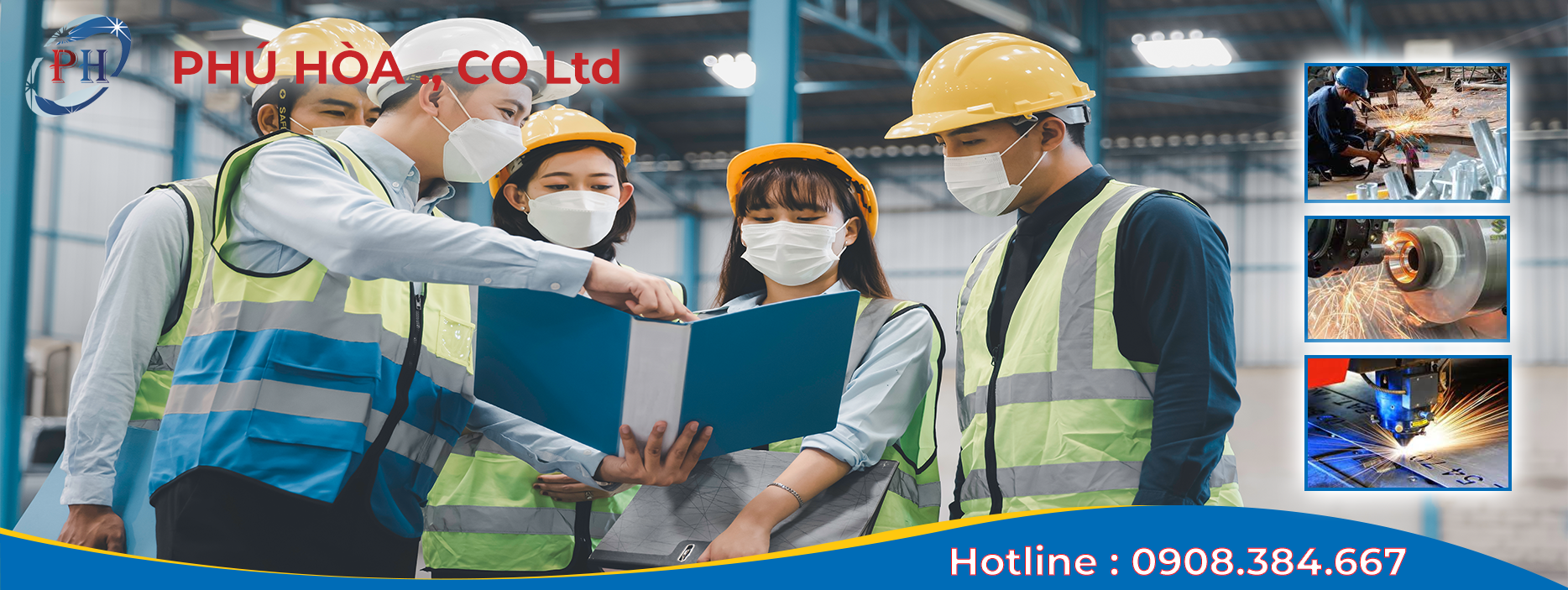 Phú Hòa Company | Dịch Vụ Gia Công Cơ Khí - Vệ Sinh Công Nghiệp Vũng Tàu