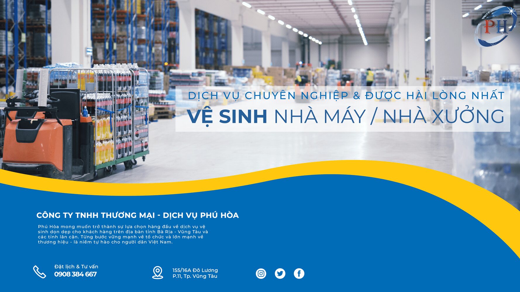 Vệ Sinh Nhà Máy, Nhà Xưởng, Nhà Kho Tại Vũng Tàu, Phú Mỹ